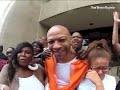 Tears of joy as 4 New Haven men convicted in 1996 slaying released from prison in #NHV