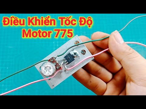 Video: Làm thế nào để bạn kiểm soát tốc độ của động cơ DC 12v?