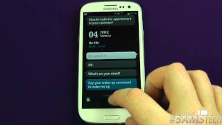 Samsung Galaxy S3 - S Voice Demo - Siri Like or Not ? screenshot 2