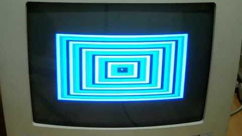 CGA Graphics Demo - Part #1 : Explaining the demo