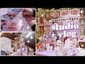 Studio vlog  new prints diy display hack  thoughtbubble festival