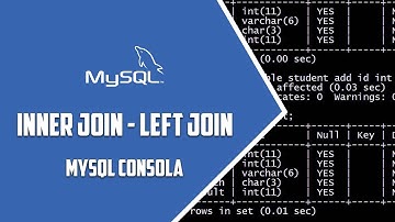 MySQL Consola - Inner Join y Left Join - Video 68