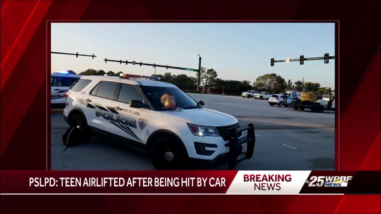 Teen airlifted to hospital after being hit by car while walking to ...