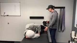 Right Sidelying Hip Shift