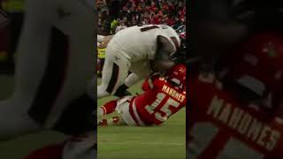 Refs throw another horrible flag after Mahomes late slide Chiefs vs Texans #shorts #nfl #texans