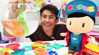 Nail Baba ve Pepee ile Renkli Geometrik Şekiller Yapıyoruz! 🟢⭐