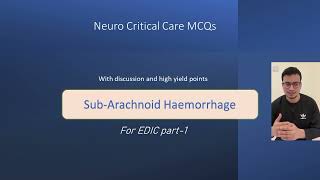 Ace the EDIC and NEET SS: Key MCQs on Subarachnoid Hemorrhage