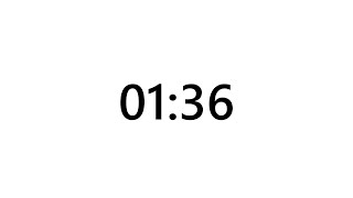 Timer for 1 minute and 36 seconds