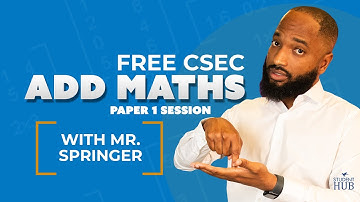 Quick Paper 1 Review - Add Maths 2025