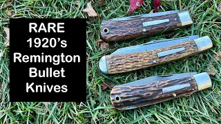 1920's Remington BULLET Pocket Knives