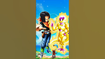 dragon ball who is strong?Android 17 vs freeza #shorts