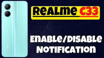 Realme C33 Enable/Disable Notification  Off Any App Notification realme C33 {NEW}