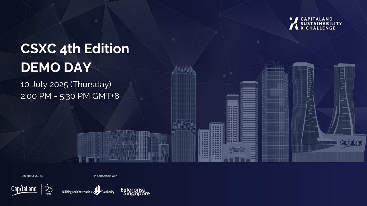 CapitaLand Sustainability X Challenge 4th Edition Demo Day - YouTube