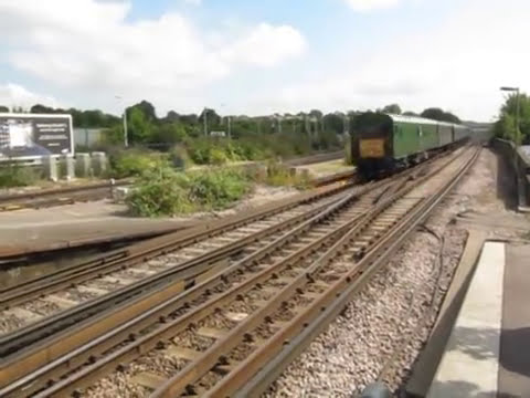 Hastings DEMU 1001 passing Basingstoke 8/8/10