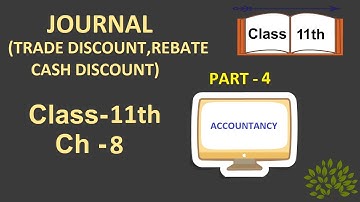 JOURNAL - PART- 4|SIMPLE  JOURNAL ENTRY | Class 11 Accounts | Session 2023-24
