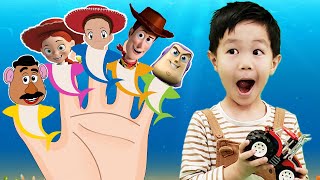 Toy Story Shark Finger Family | Nursery Rhymes | DoReMi Kids Songs