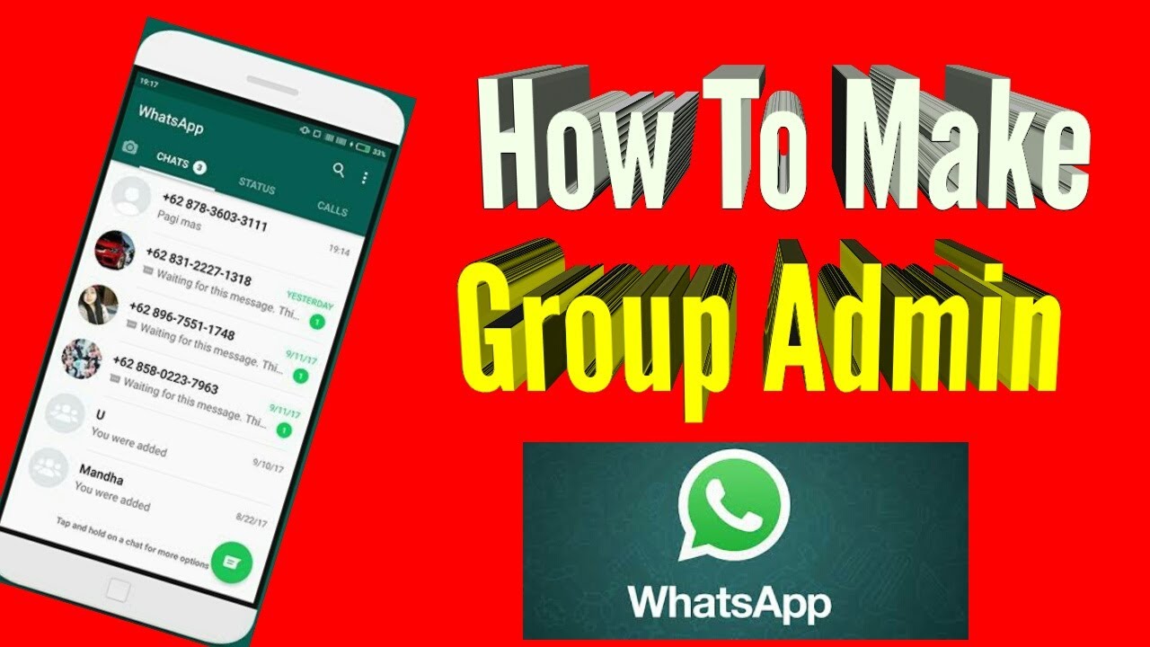 How To Make Group Admin On Your WhatsApp YouTube YouTube how-to-make-group-admin-on-your-whatsapp-youtube-youtube
