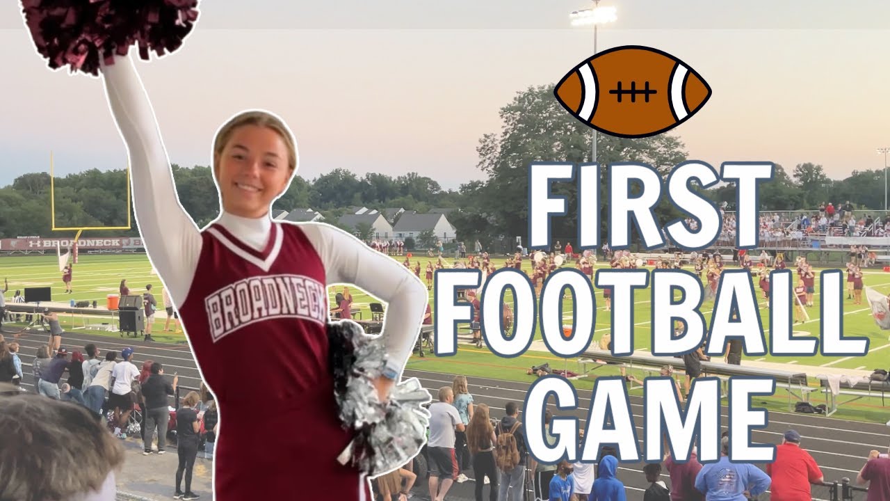 Katie Cheers at First FOOTBALL Game In TWO Years | It's Ryan's First High School Football Game