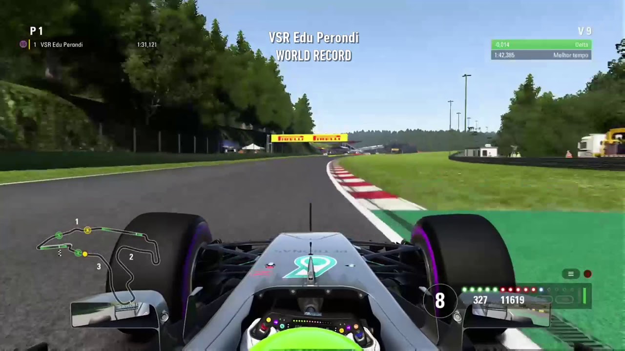 F1 2017 WORLD RECORD Belgium Hotlap + Setup (