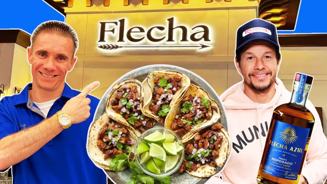 Tacos and Tequila in Las Vegas | Mark Wahlberg's New Restaurant Flecha Cantina
