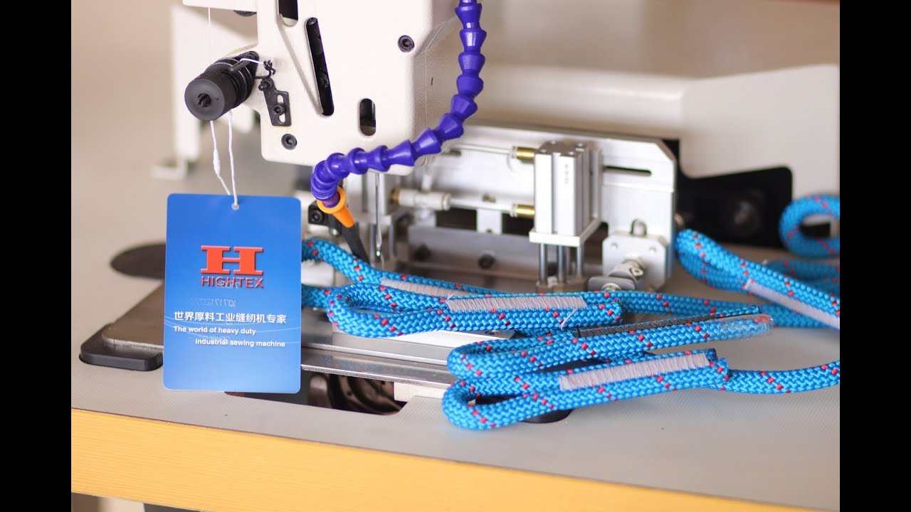 Automatic sewing machine for Australian rope manufacturer YouTube