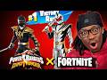 NEW POWER RANGERS DINO THUNDER COLLAB WITH FORTNITE GAMEPLAY!!