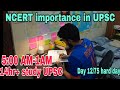 Intense 14 hr+ study🔥 UPSC study vlog! Tips to read NCERT for UPSC !! Struggle of every aspirant