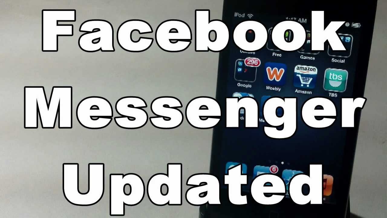 Facebook Messenger Updates (iOS) YouTube