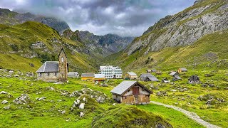 Meglisalp, Switzerland 4K - Walking In The Rain - Nature Relaxation Film - Meditation Relaxing Music