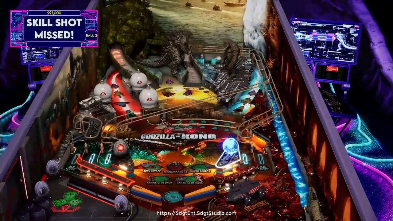 Pinball FX Table Showcase Godzilla vs Kong YouTube