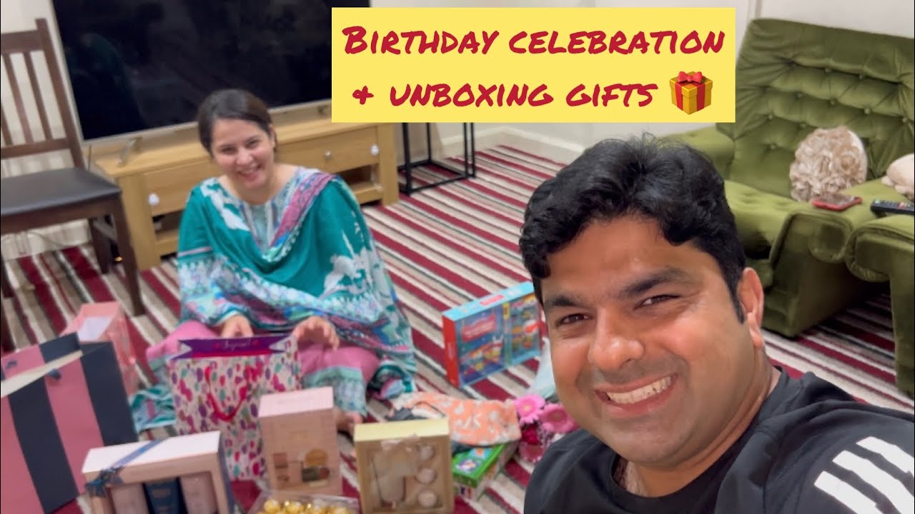 Birthday Celebration And Unboxing Gifts UK Vlog UK Life UK Couple diy-craft-projects-diy-crafts-for-kids-gifts-for-kids-friend