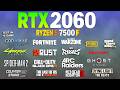 RTX 2060 + Ryzen 5 7500F - Test in 16 Games 1080p | Current Performance?