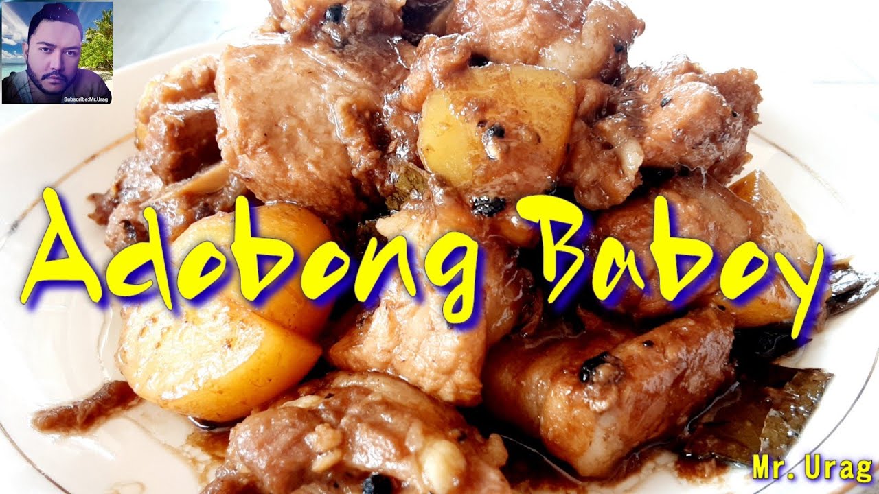 Adobong Baboy na Tuyo Killer Pork Adobong Tuyo Awesome Pork Adobo Adobong Baboy Recipe Mr