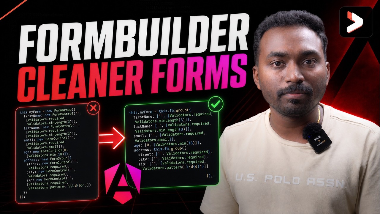 Angular Form Builder — #20 | Angular 21 - YouTube