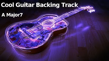 Guitar Backing Track A major7
