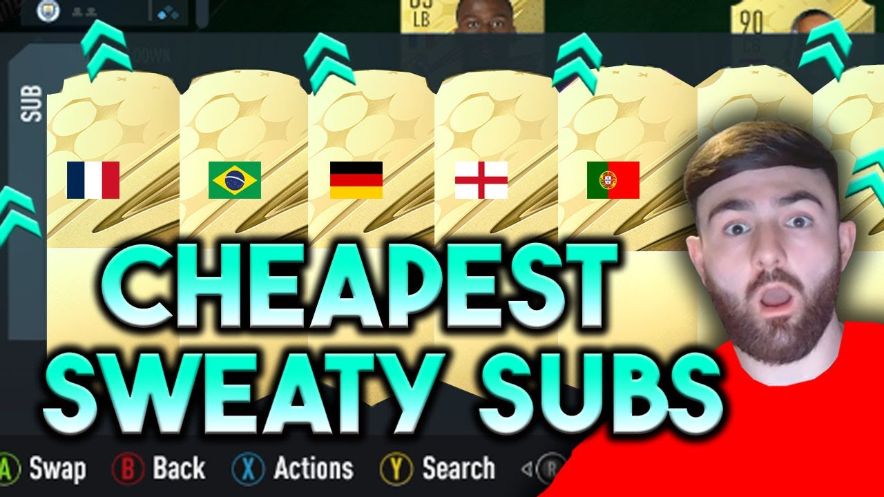 CHEAPEST SWEATY SUBS IN FIFA 23 (MOST OP SUBS FOR WEEKEND LEAGUE) *CHEAP SWEATY SUBS*