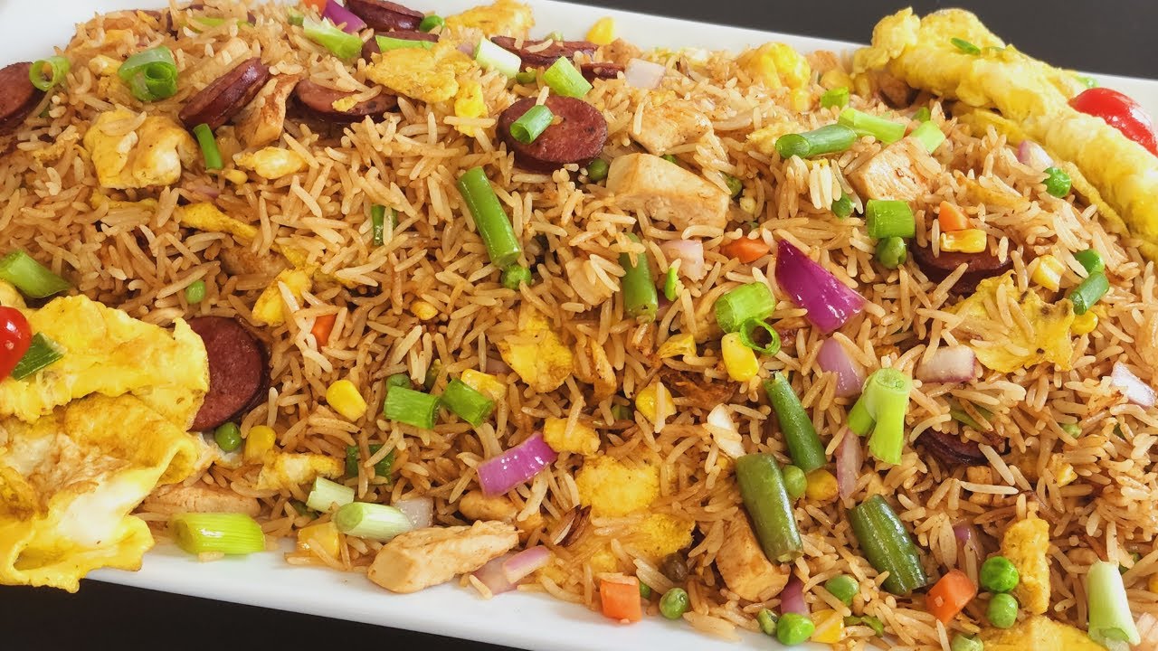 Everything Fried Rice EVERYTHING FRIED RICE// FRIED RICE RECIPE - YouTube