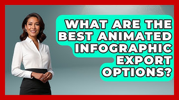 What Are The Best Animated Infographic Export Options? - Video And Design Saas Solution