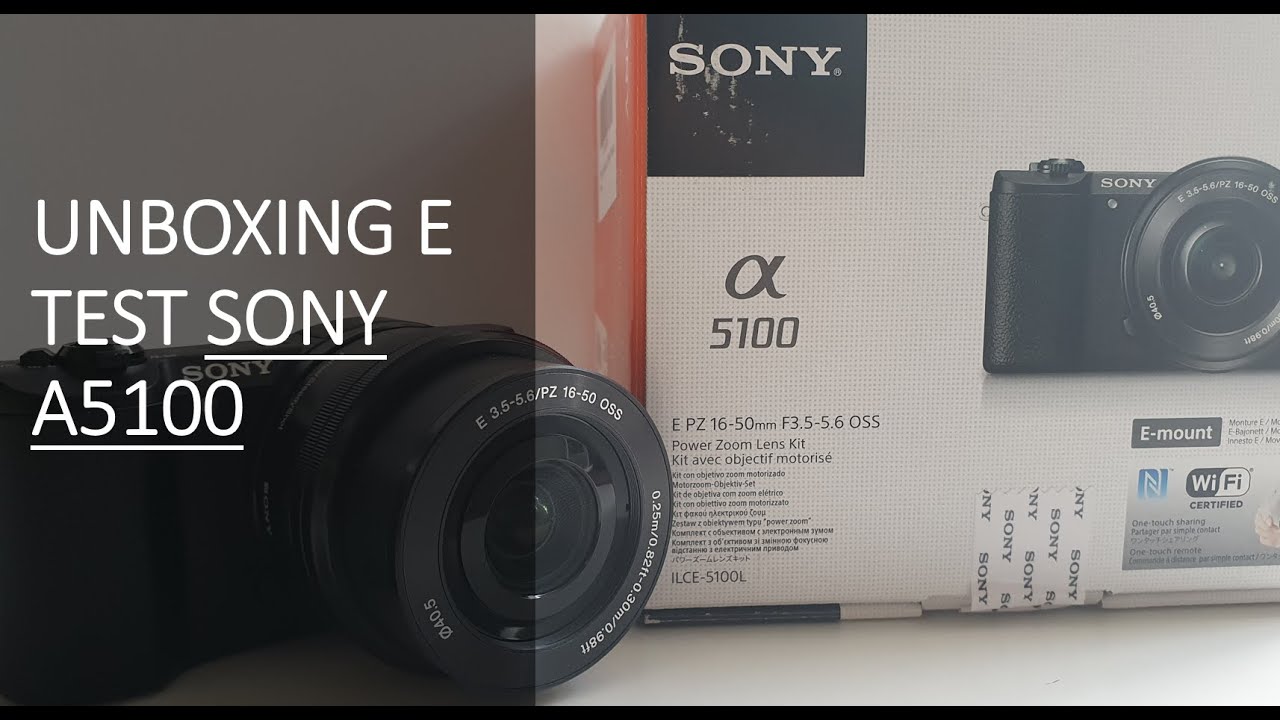 *UNBOXING E TEST* Sony a5100 YouTube