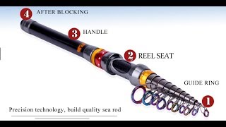 ZANLURE Carbon fishing rod Карбоновый спиннинг