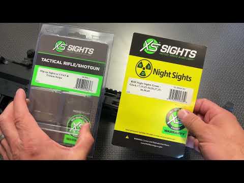 AR Iron Night Sights ! (XS Sights)