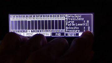 Akai MPC 2500 - Pad Sensitivity - jjosxl