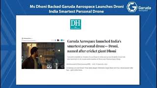 Garuda Aerospaces Droni, Indias Smartest Personal Drone, Is Soaring In The News