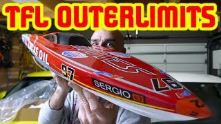 TFL OUTERLIMITS 880MM RC BOAT - 120AMP 6S BEAST - Unboxing & In Depth Look