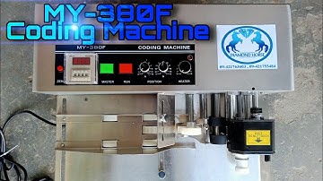 #Plastic#Dateprinting#machine MY380F Coding Machine