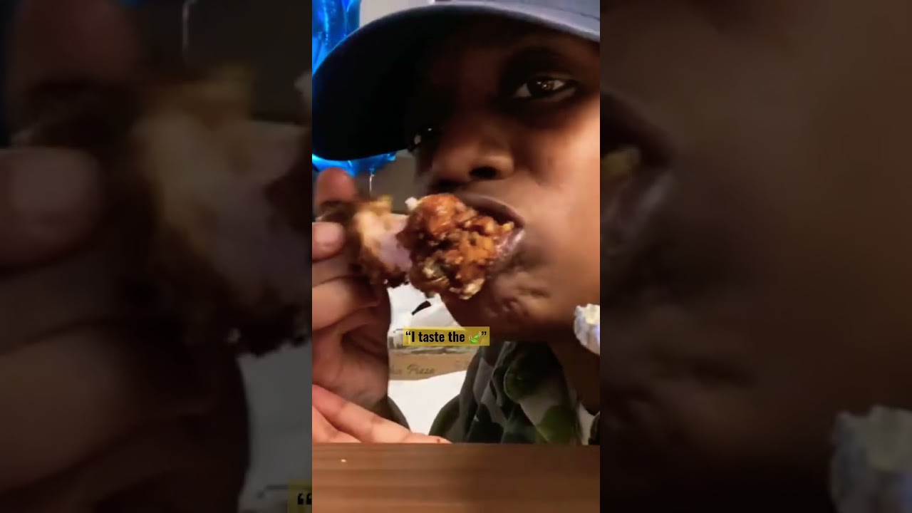 I can taste the 🍃 THC  infused barbecue wings 😍 