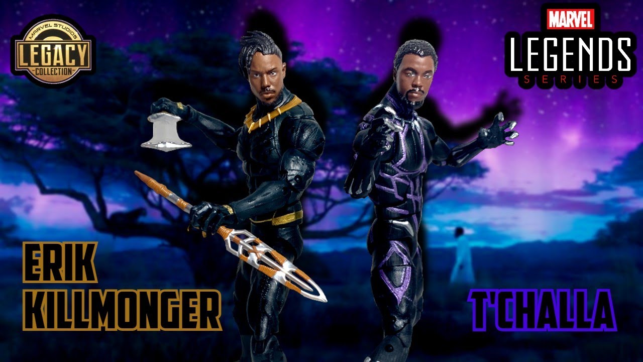 Black Panther Legacy Collection  T'challa Erik Killmonger Marvel Legends Unboxing Donmiwon (Español)