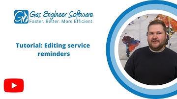 Tutorial - Editing automatic  service reminders