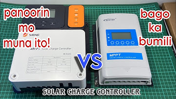 SRNE M.A. series vs EPEVER EXTRA series MPPT CONTROLLER