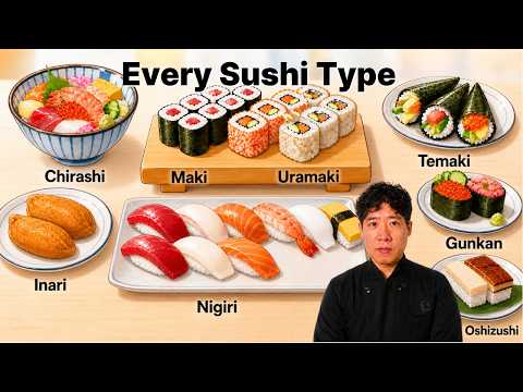 Almost Every Sushi Type Comes From These 8 Shapes